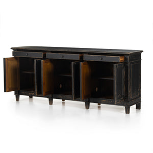 Marjorie Sideboard In Distressed Black