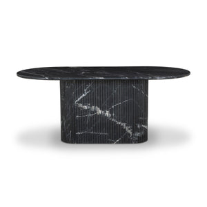 Oranda Dining Table - Black Marble