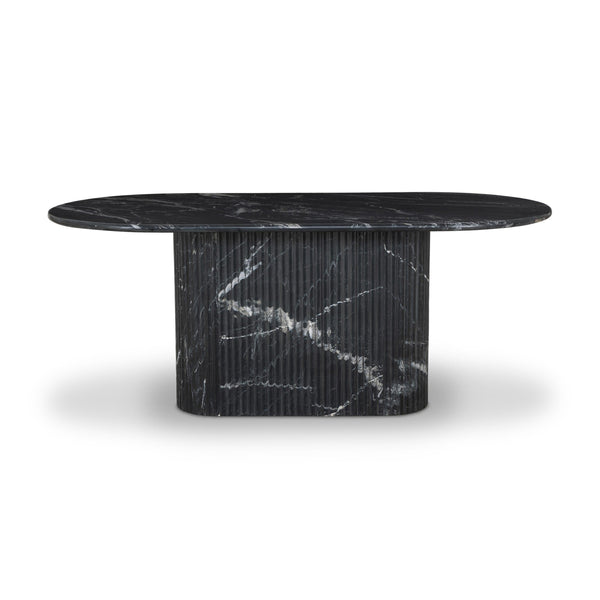 Oranda Dining Table - Black Marble