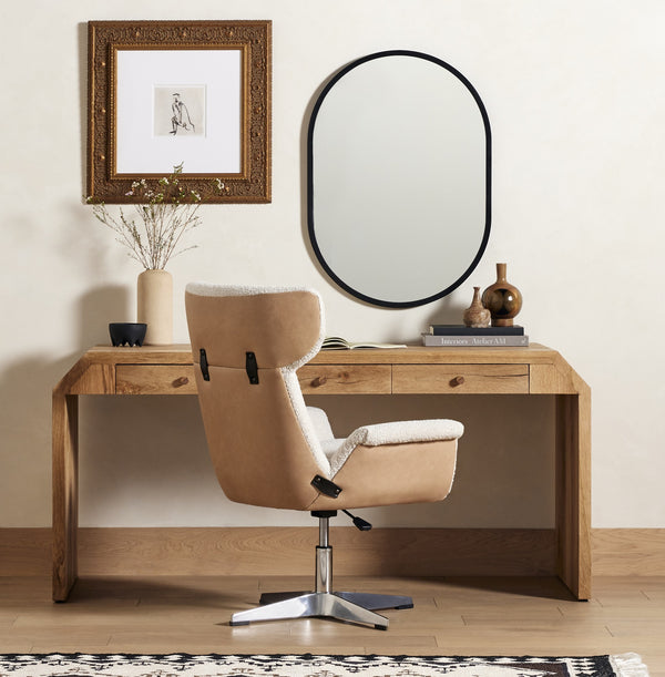 Anson Desk Chair In Knoll Natural
