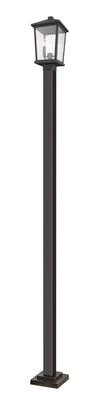 Beacon 2 Light Outdoor Post Mounted Fixture in Oil Rubbed Bronze Finish
