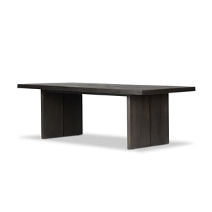 Warby Dining Table 94" in Worn Black Oak