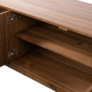 Arturo Media Console - Natural Walnut Veneer