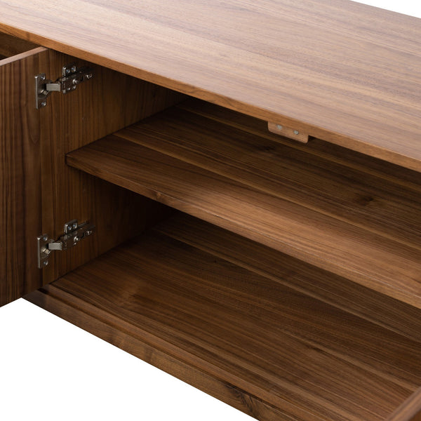 Arturo Media Console - Natural Walnut Veneer