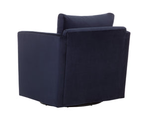 GEORGIE SWIVEL LOUNGE CHAIR - ABBINGTON NAVY