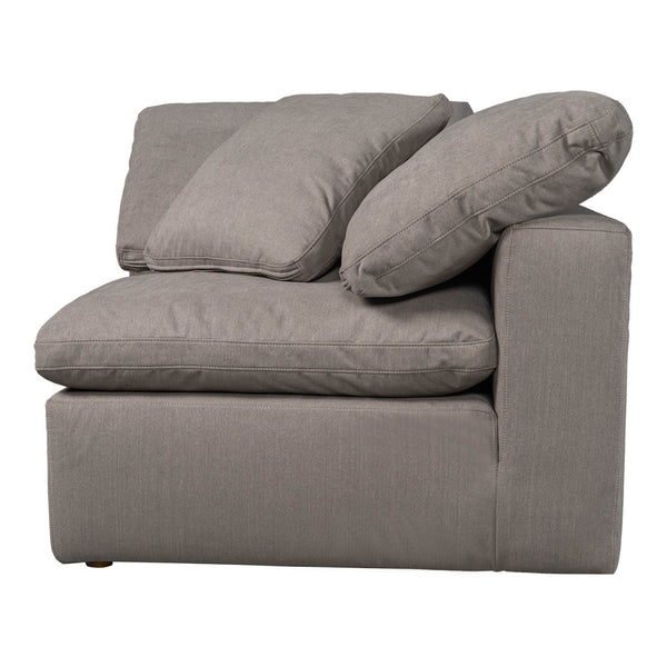 Terra Condo Corner Chair in Light Grey