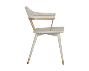 DEMI DINING ARMCHAIR - GREY
