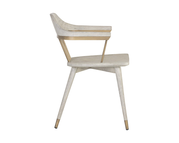 DEMI DINING ARMCHAIR - GREY