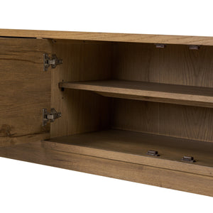 Bergstrom Media Console - Warm Natural Oak Veneer