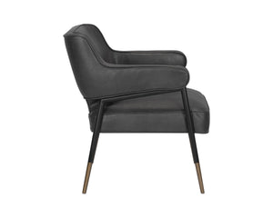 DEROME LOUNGE CHAIR - BRAVO PORTABELLA