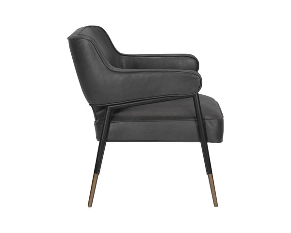 DEROME LOUNGE CHAIR - BRAVO PORTABELLA