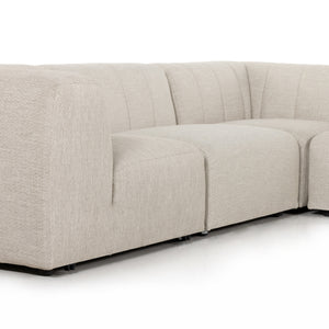Gwen Outdoor 5 Pc Sectional In Faye Sand