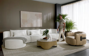 LAKEN SOFA CHAISE - LAF - COPENHAGEN WHITE