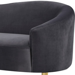 Bradford Sofa In Grey Velvet