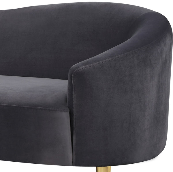 Bradford Sofa In Grey Velvet