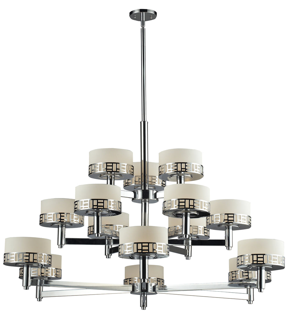 Elea 15 Light Chandelier in Chrome  Finish