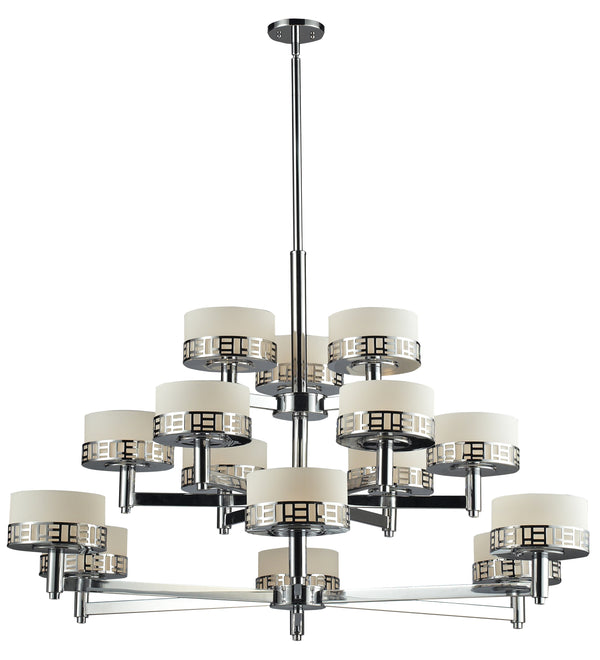 Elea 15 Light Chandelier in Chrome  Finish