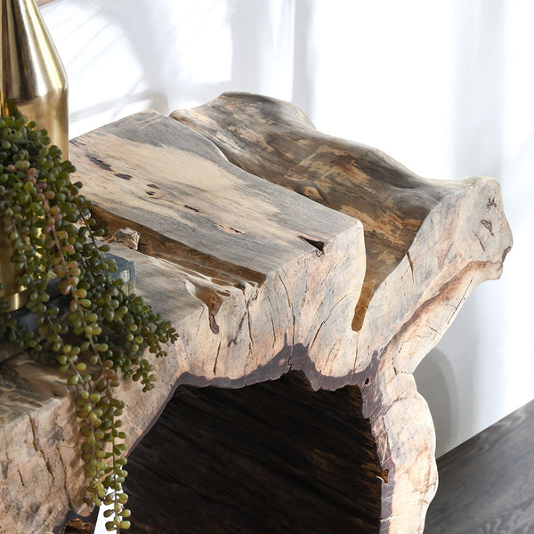 Odette Solid Wood Console Table - Natural