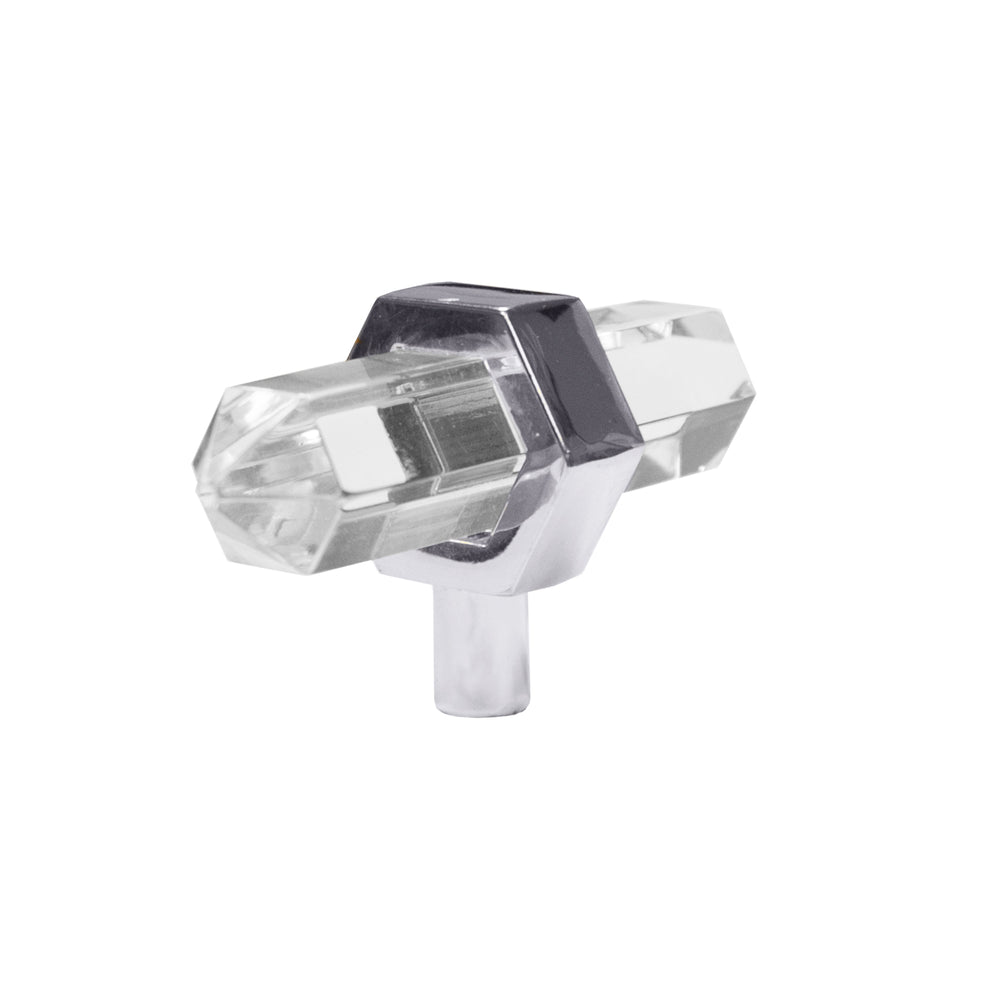 NICKEL AND ACRYLIC PRISM HARDWARE