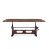Manchester 84-Inch Adjustable Reclaimed Teak Wood Dining Table