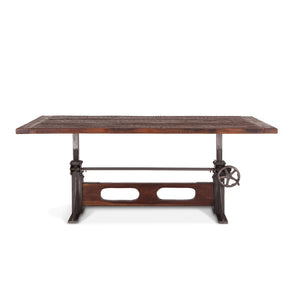 Manchester 84-Inch Adjustable Reclaimed Teak Wood Dining Table