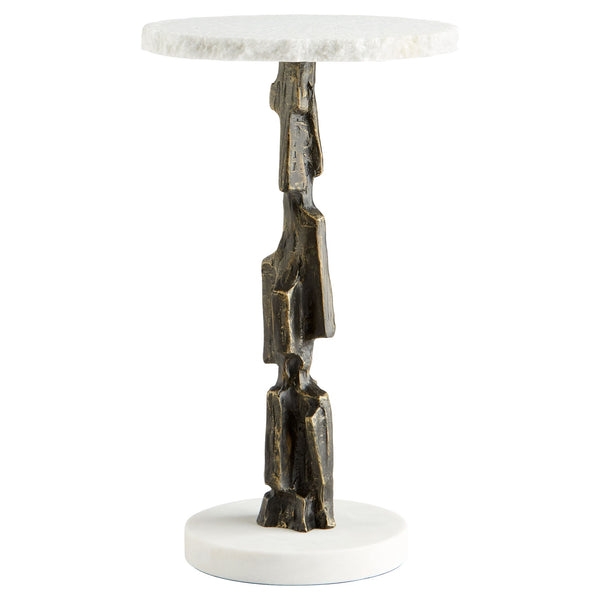 Amida Side Table | Bronze | White