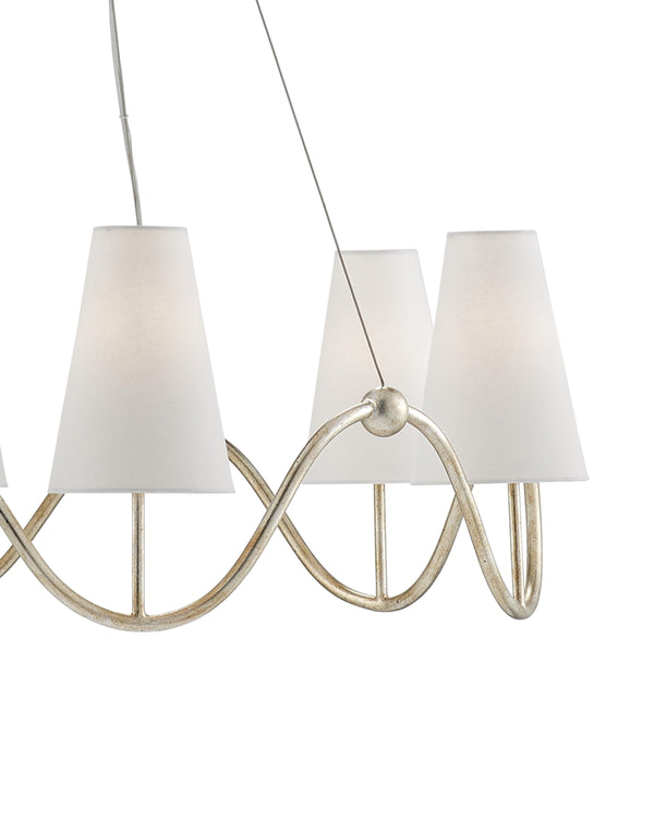 Kadir Chandelier In Silver Granello