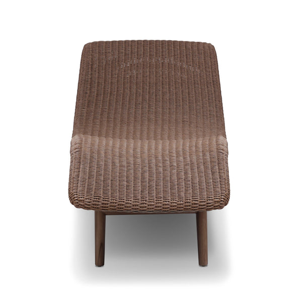Portia Outdoor Chaise - Tanned Weave