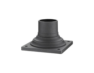 Pier Mounts Outdoor Pier Mount in Black Finish