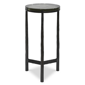 Eternity Iron & Glass Accent Table
