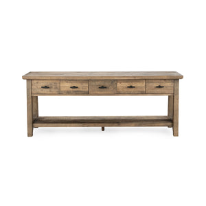 Talladega Solid Wood Console Table with Drawers