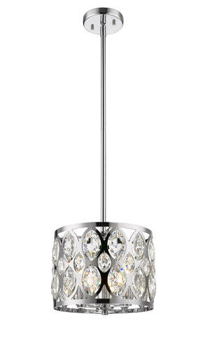 Dealey 3 Light Chandelier in Chrome Finish