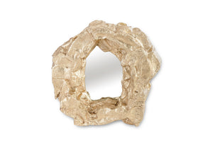 Rock Pond Mirror, Gold Leaf