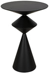 Zasa Side Table, Black Steel