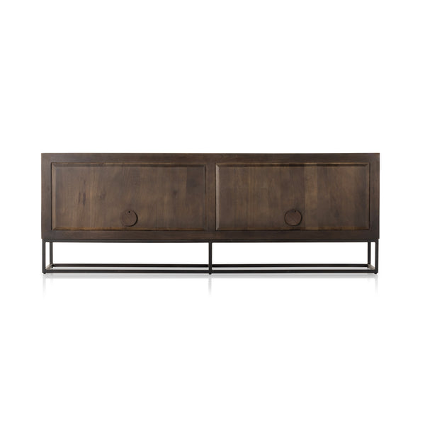 Kelby Closed Media Console In Brown