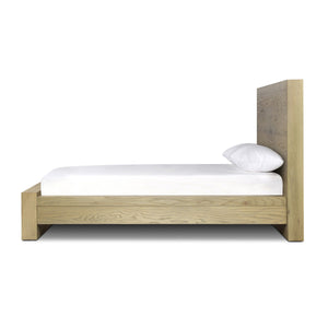 Torrington Queen Bed - Sandy Oak Resawn