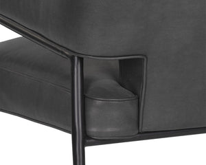 DEROME LOUNGE CHAIR - BRAVO PORTABELLA