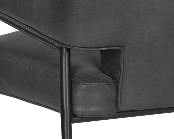 DEROME LOUNGE CHAIR - BRAVO PORTABELLA