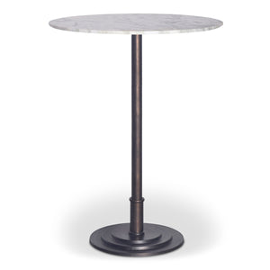 Moe's Tori Outdoor Bar Table White Marble