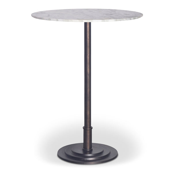 Moe's Tori Outdoor Bar Table White Marble