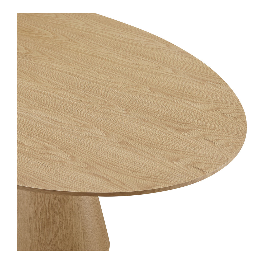 Otago Oval Dining Table in Natural Oak Finish