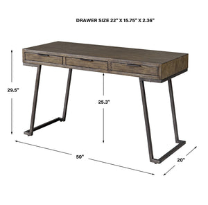 Comrade Natural Wood Desk