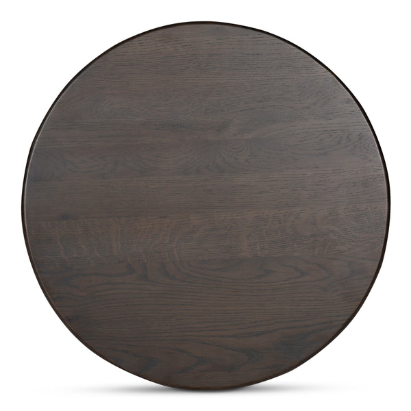 Moe's Penny Nesting Coffee Table in Dark Brown Oak