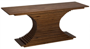 Cambio Dark Walnut Console in Walnut and Veneer