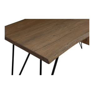 Moe's Nailed Desk with Live Edge Acacia Wood
