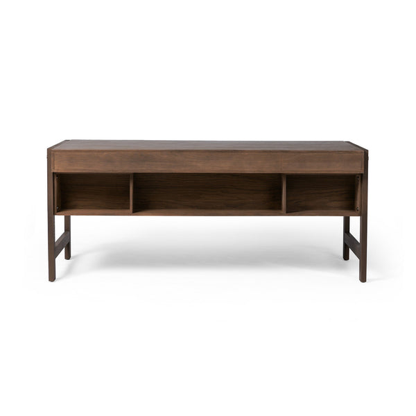 Oakley Desk - Dark Toasted Oak Veneer