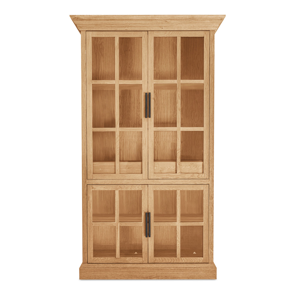 Moe's Raymond Tall Cabinet in Natural Finish