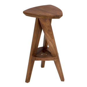 Twist Counter Stool, Teak