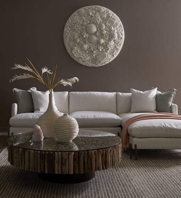 Coral Reef Wall Art, Round