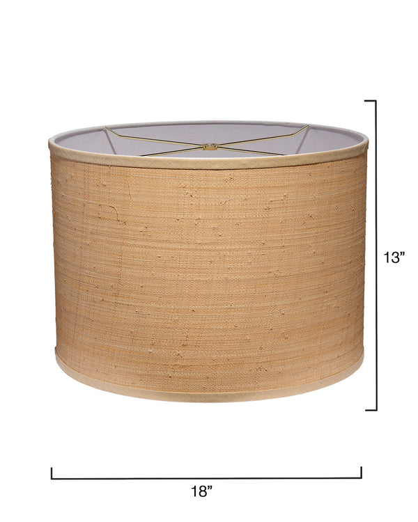 Drum Raffia Shade, Large